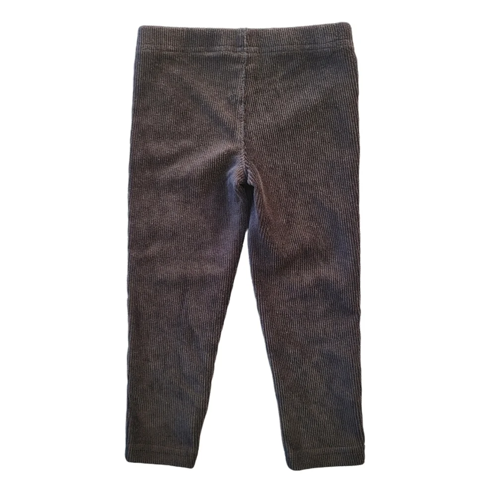 NEW Carter's Black Ribbed‎ Velvet Leggings